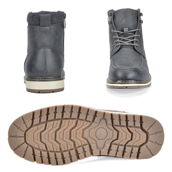 NEW Men’s Apache Motorcycle Combat Ankle Boots - Picture 2 of 2